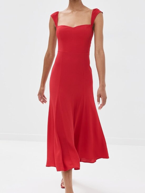 Reformation Dresses & Skirts - Reformation Byrson Dress in Cherry